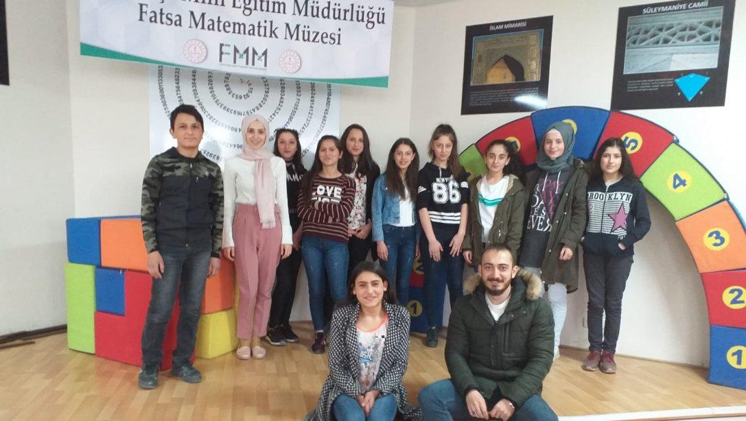 Yoğunoluk Yatılı Bölge Ortaokulu Öğrencileri Fatsa Matematik Müzesini Ziyaret Etti