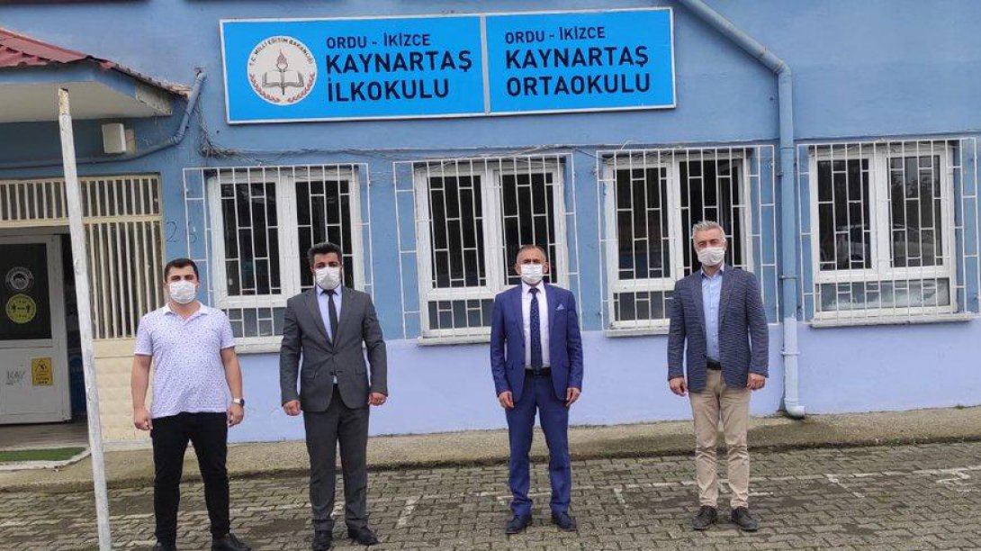 İlçe Milli Eğitim Müdürümüz Hasan GÜNEŞ Kaynartaş İlkokulu/Ortaokulu'nu Ziyaret Etti