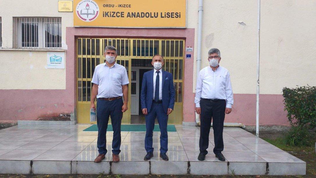 İlçe Milli Eğitim Müdürümüz Hasan GÜNEŞ İkizce Anadolu Lisesi'ni Ziyaret Etti