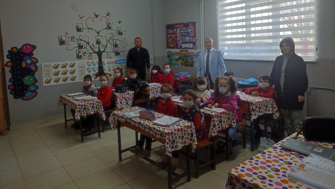 İlçe Milli Eğitim Müdürümüz Sayın Hasan GÜNEŞ'den Okul Ziyareti